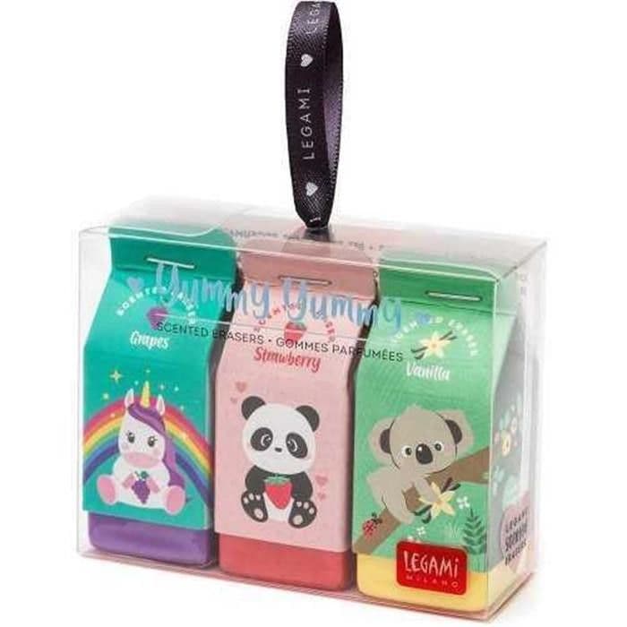 Yummy Yummy set of 3 scented eraser