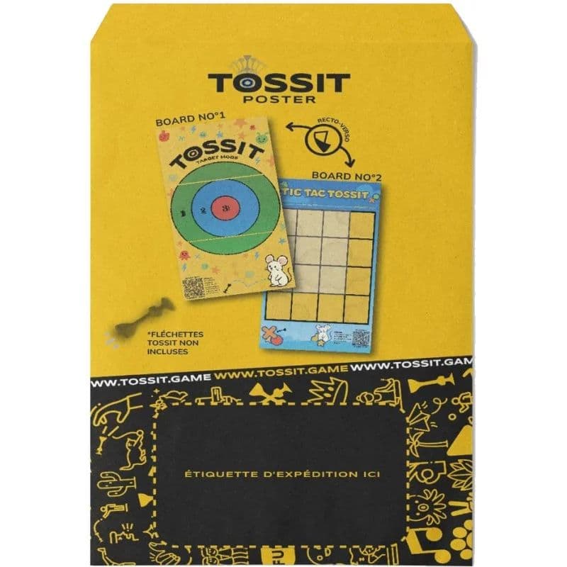 Tossit poster cible et morpion